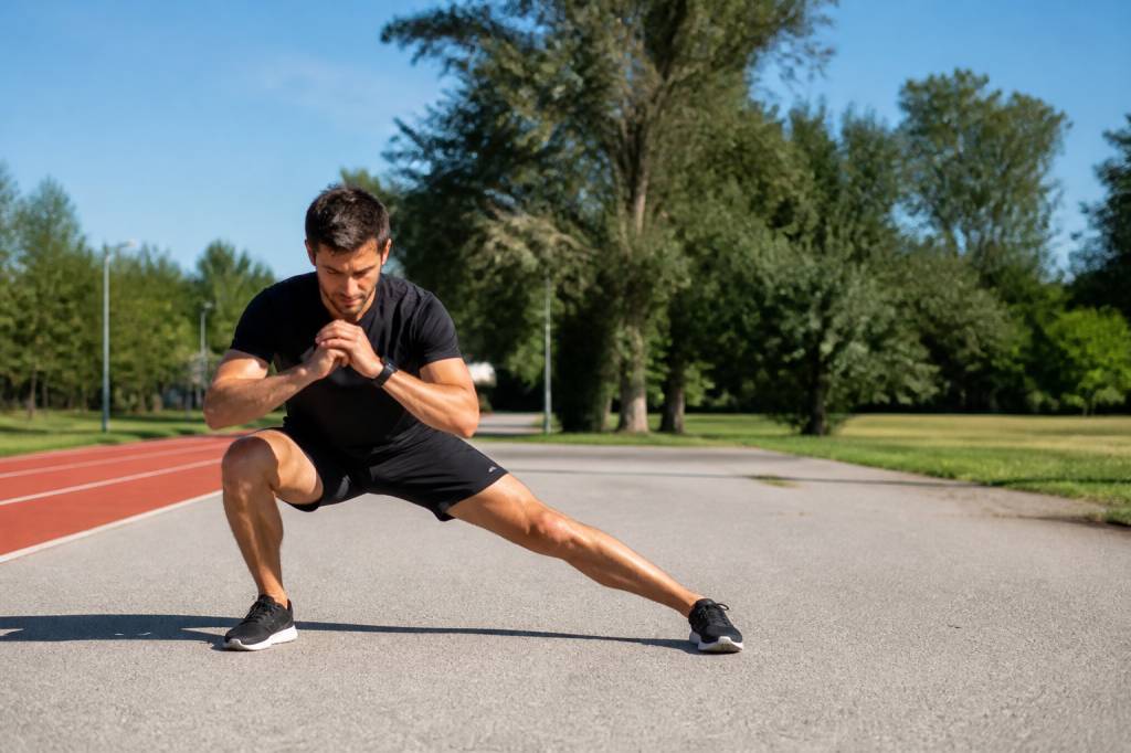 Lunge side : exercice essentiel pour la préparation marathon