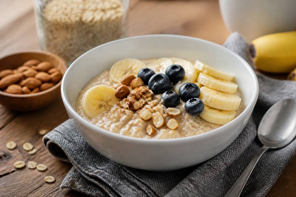 Flocon d'avoine bienfait pour le marathon et la nutrition sportive